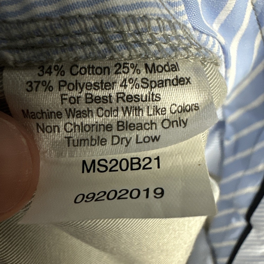 Peter Millar Shorts Men 40 Gray Crown Comfort Twill Golf Chino Outdoor 9" Inseam - Picture 5 of 8